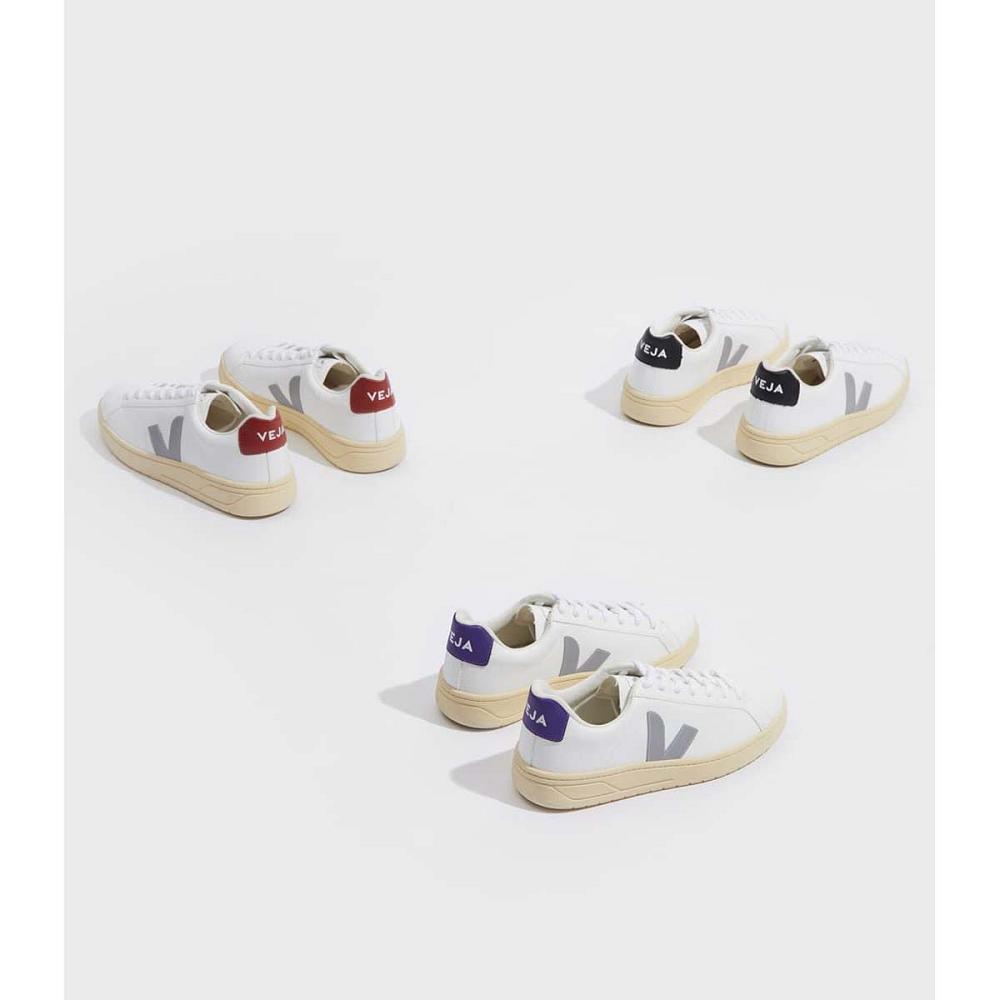 Women's Veja URCA CWL Shoes White/Grey/Purple | ZA 568JPQ